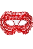 MASCHERA MERLETTO ROSSO